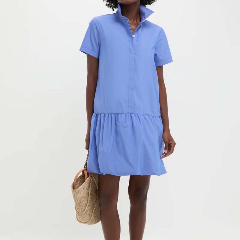 Tuckernuck Martine Mini Bubble Dress Sail Blue XXL